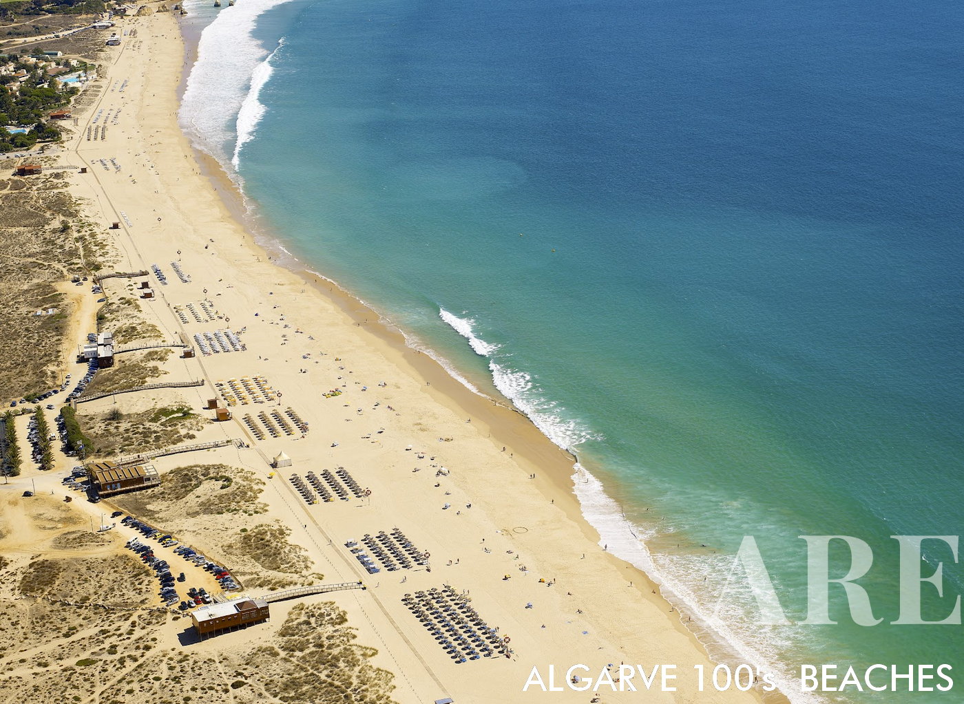 Playa de Alvor desde arriba