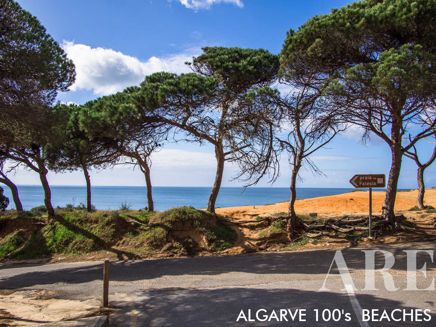 entrada a la playa de Açoteias