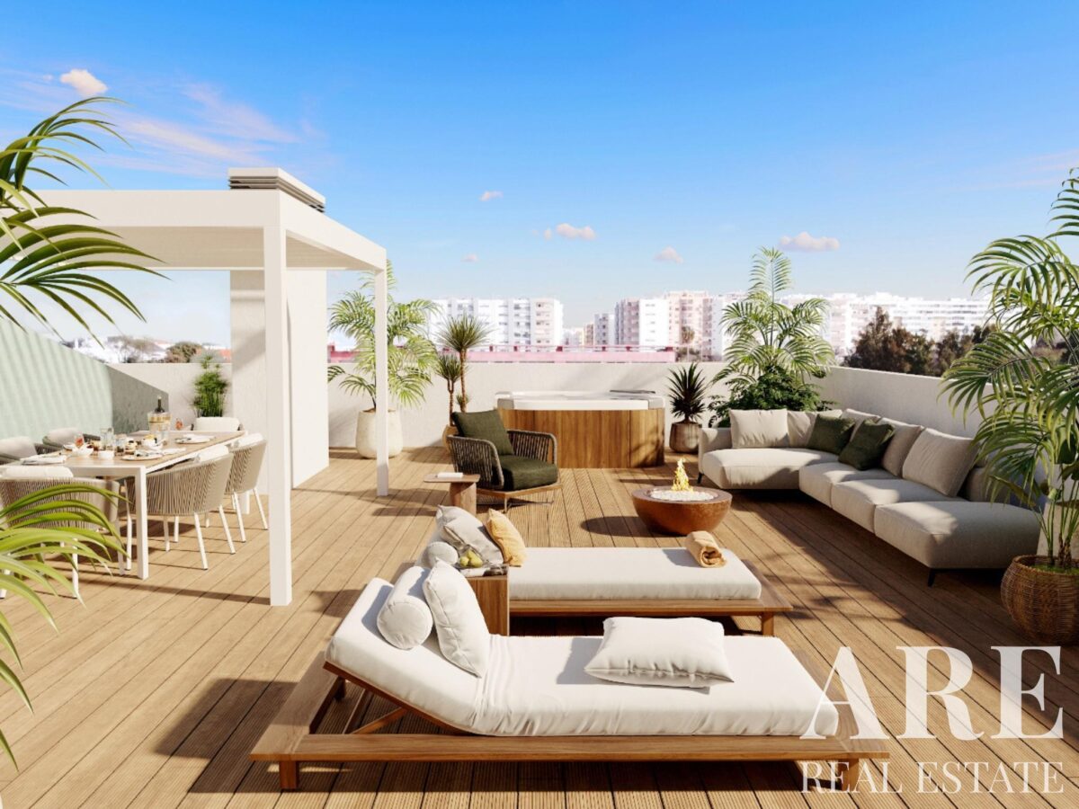 Apartamento 3 habitaciones en venta en Panoramic Pool Faro, Faro (Sé e São Pedro), Algarve • ARE95767