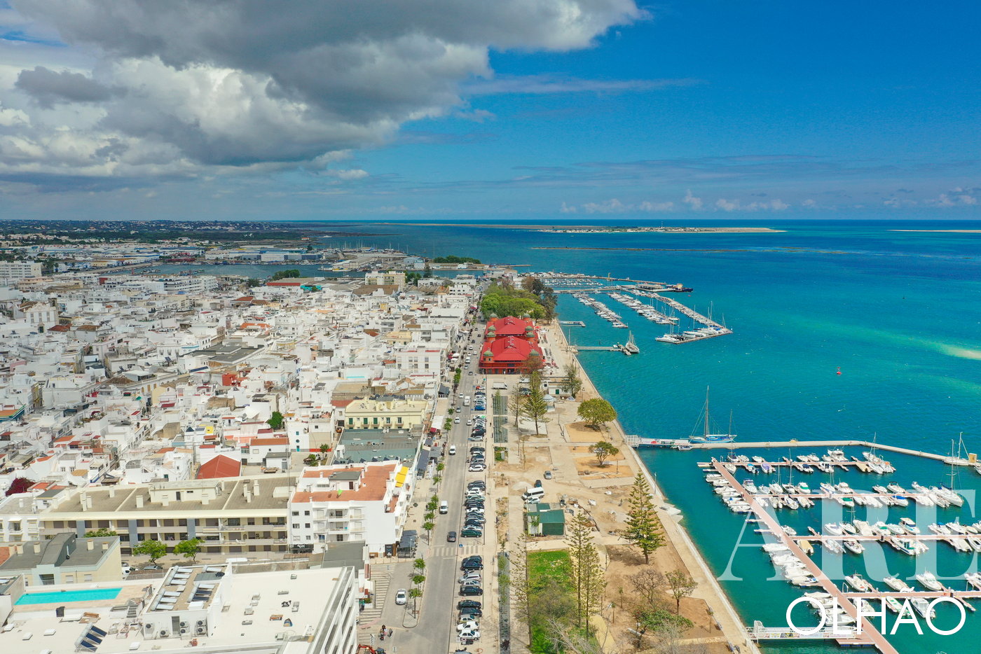 Olhão, une ville de 16 000 habitants et une municipalité de 45 500 habitants