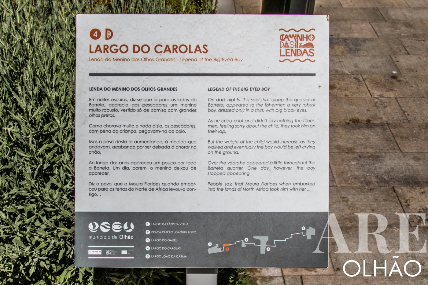 La légende du Garçon aux grands yeux sur le chemin des légendes...