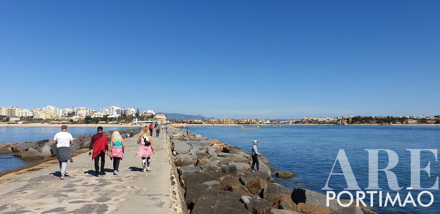 Sentier du ponton du phare de Portimão