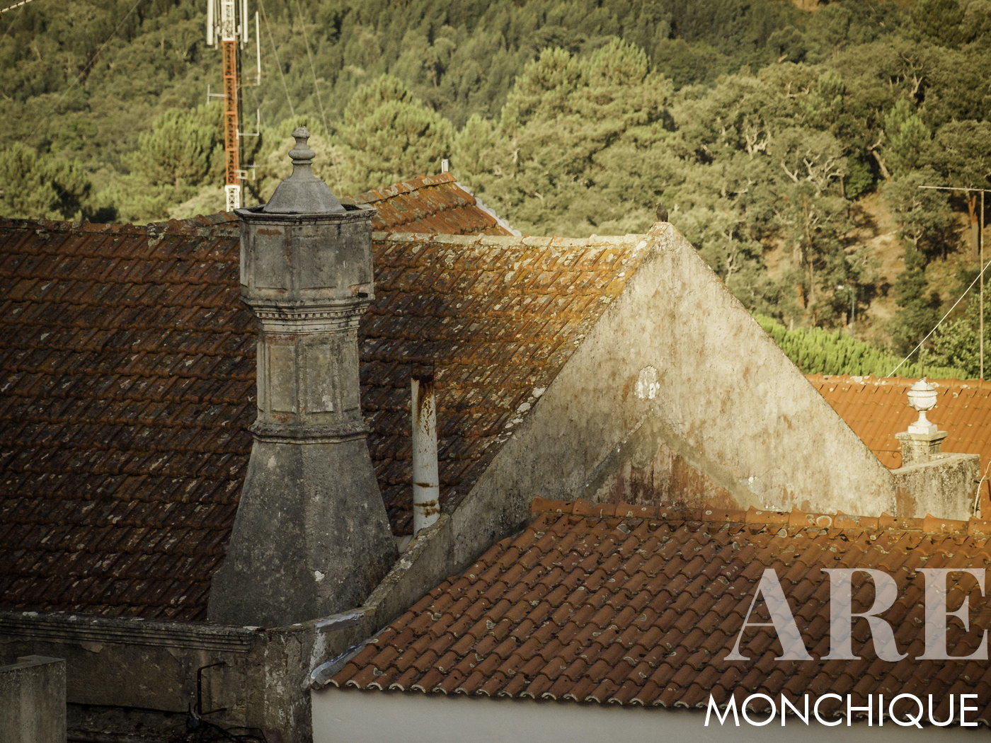 Cheminées de jupe traditionnelles de Monchique