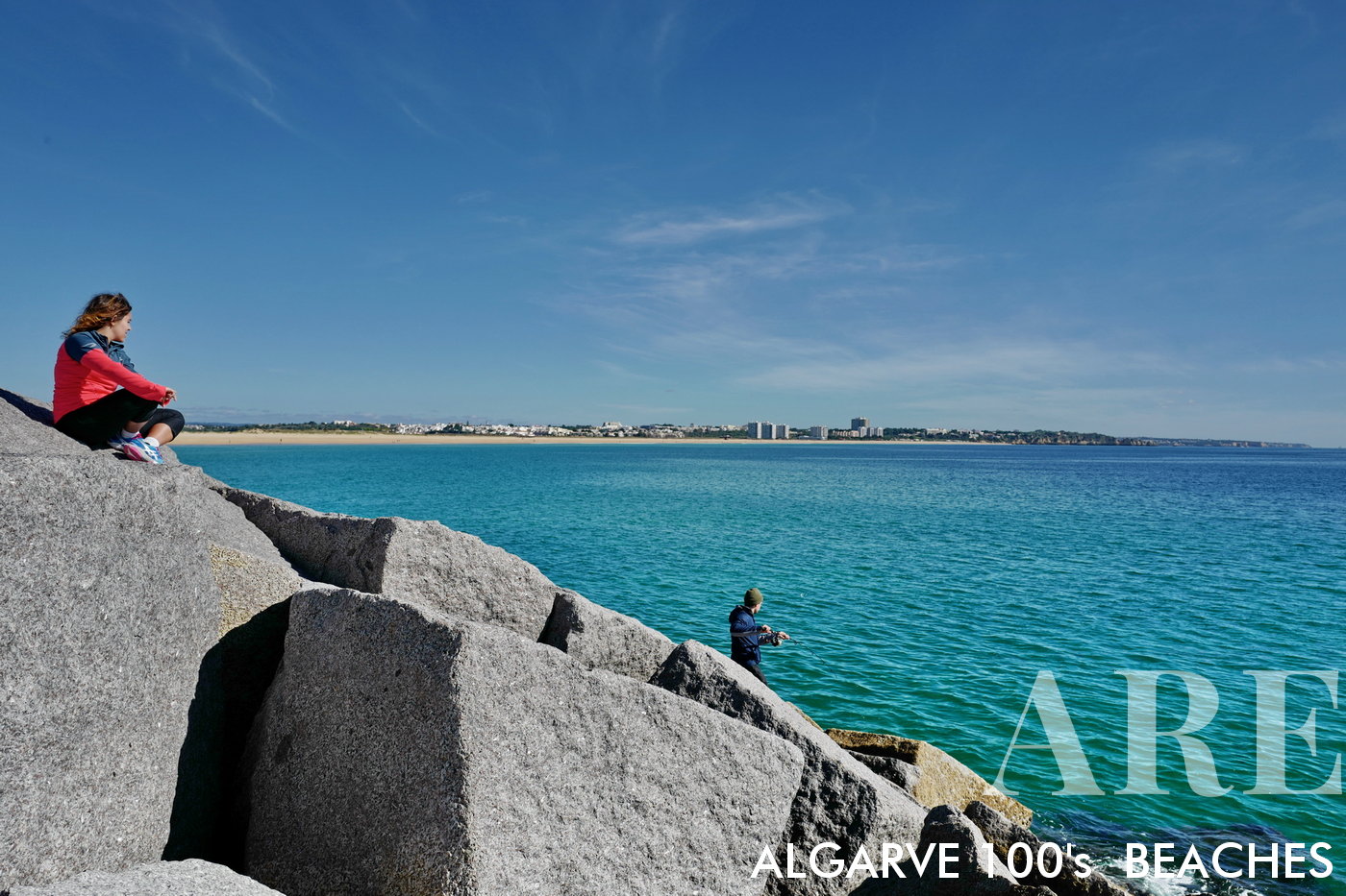 Plage d'Alvor depuis le port mole
