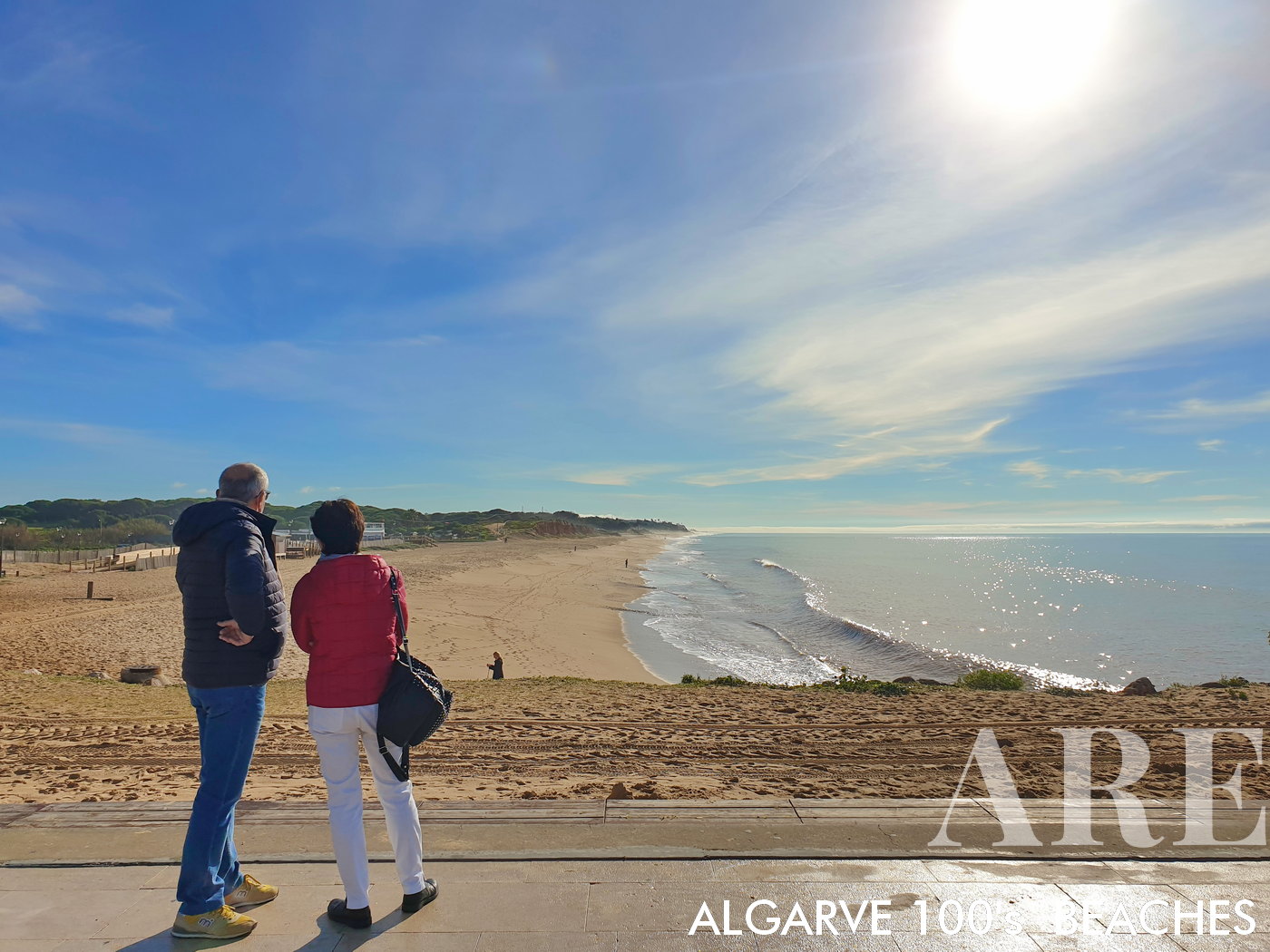 Plage de Forte Novo en hiver