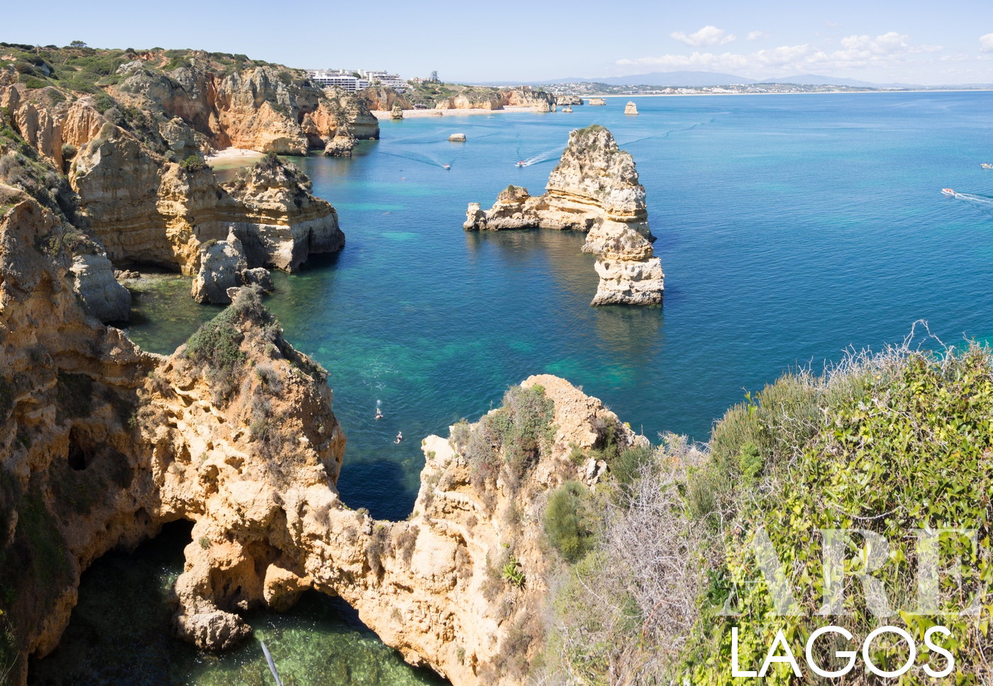 Coastal Views from the Cliffs of Lagos, Algarve