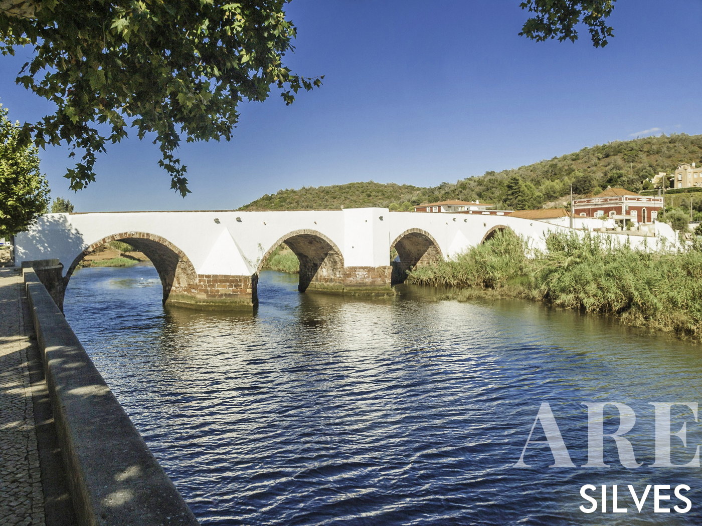 The Historic Bridge of Silves Over the Arade River