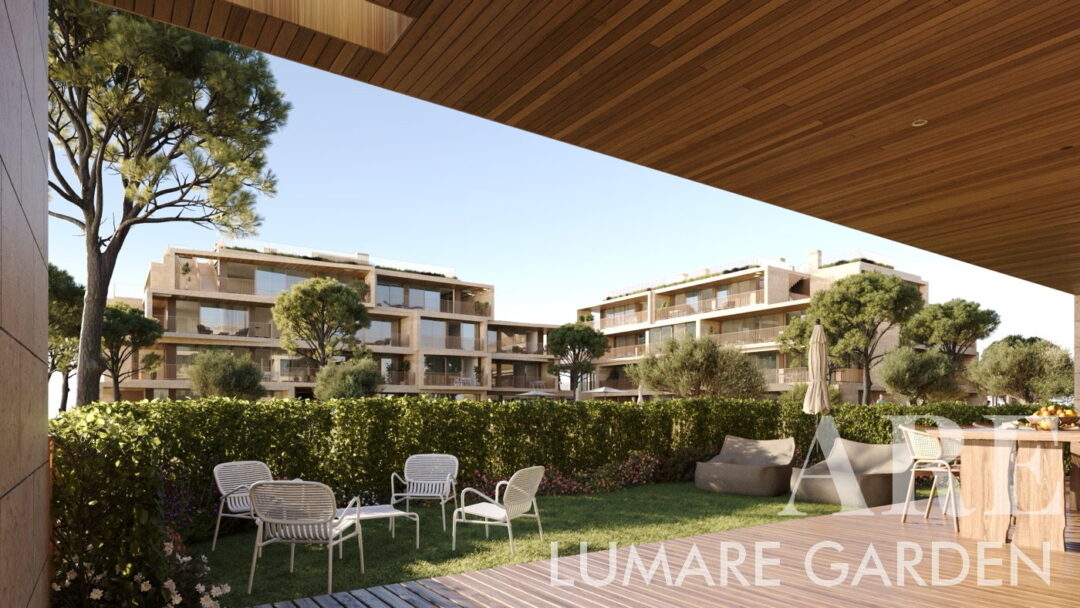 Lumare Garden Residences with covered balcony and private garden area