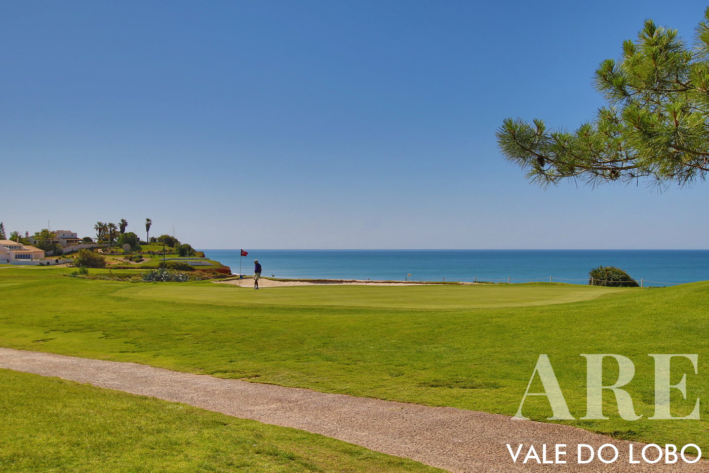 Vista do 16º buraco de Vale do Lobo