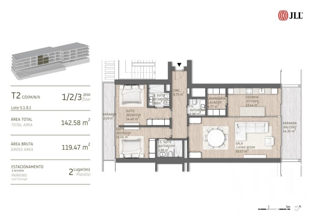 Apartment 2-bedroom for sale in Quarteira, Loulé, Faro