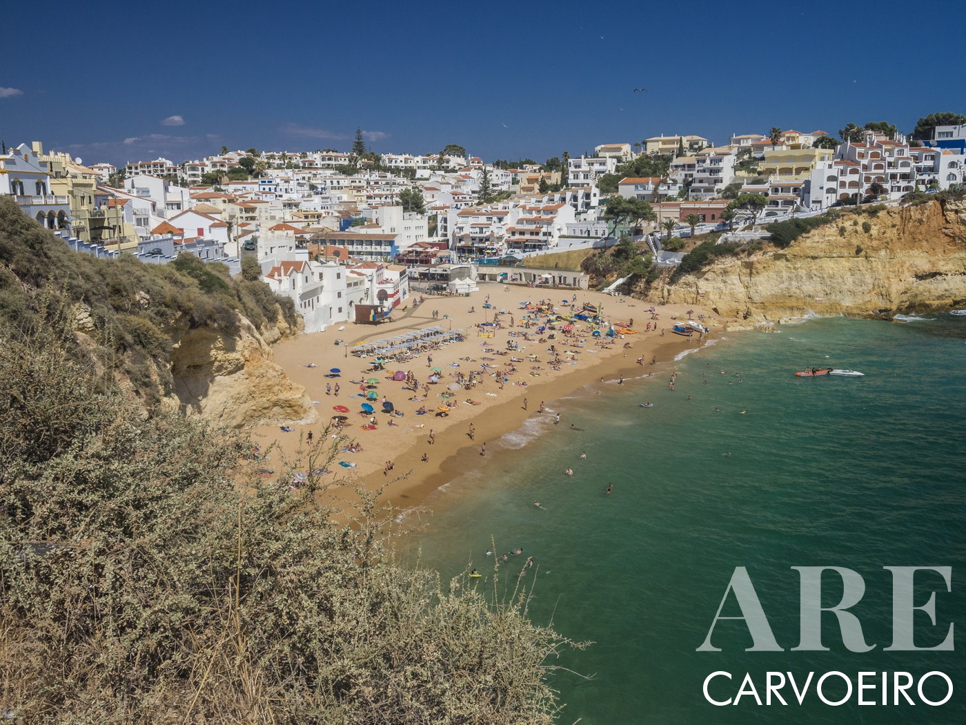 Idyllic Landscape of Carvoeiro Village