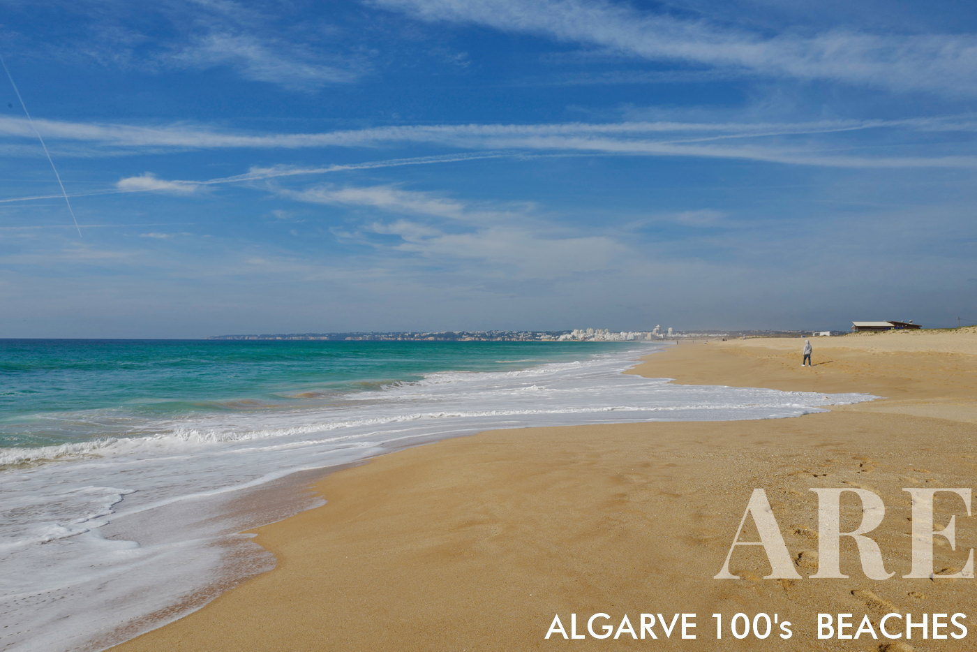 Salgados beach in winter