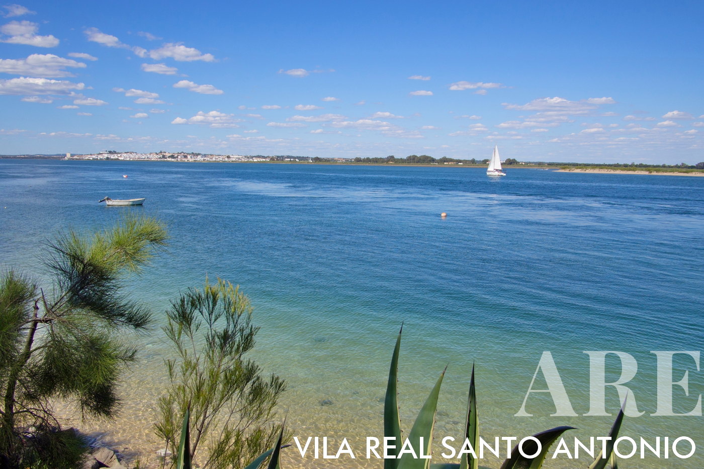 The Guadiana River is a Natural Border Between Portugal and Spain