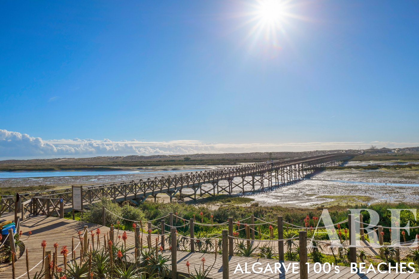 Quinta do Lago Beach, accessible via a bridge, is just a short 500-meter walk away. This convenient bridge connection provides easy access for visitors to reach the pristine shores of Quinta do Lago. As you make your way across the bridge, you