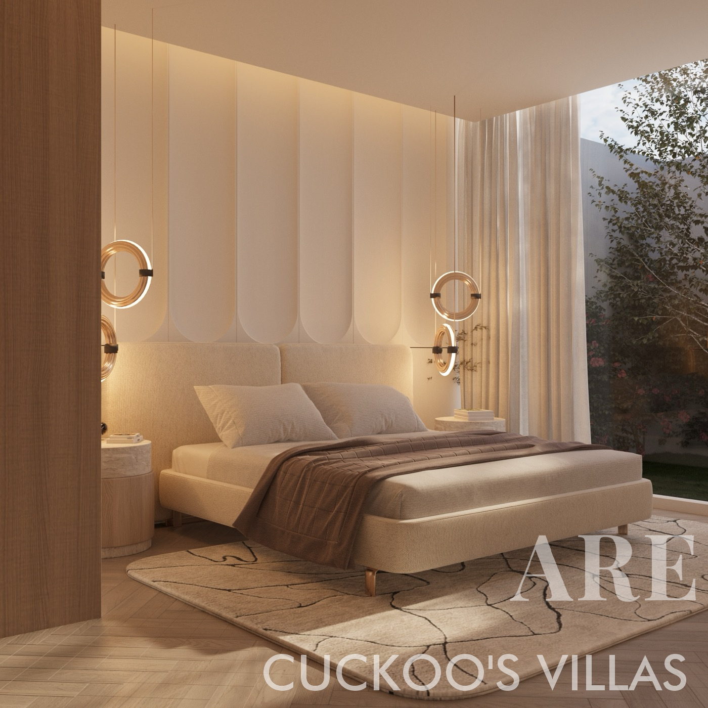 All doors and closets in lacquered MDF