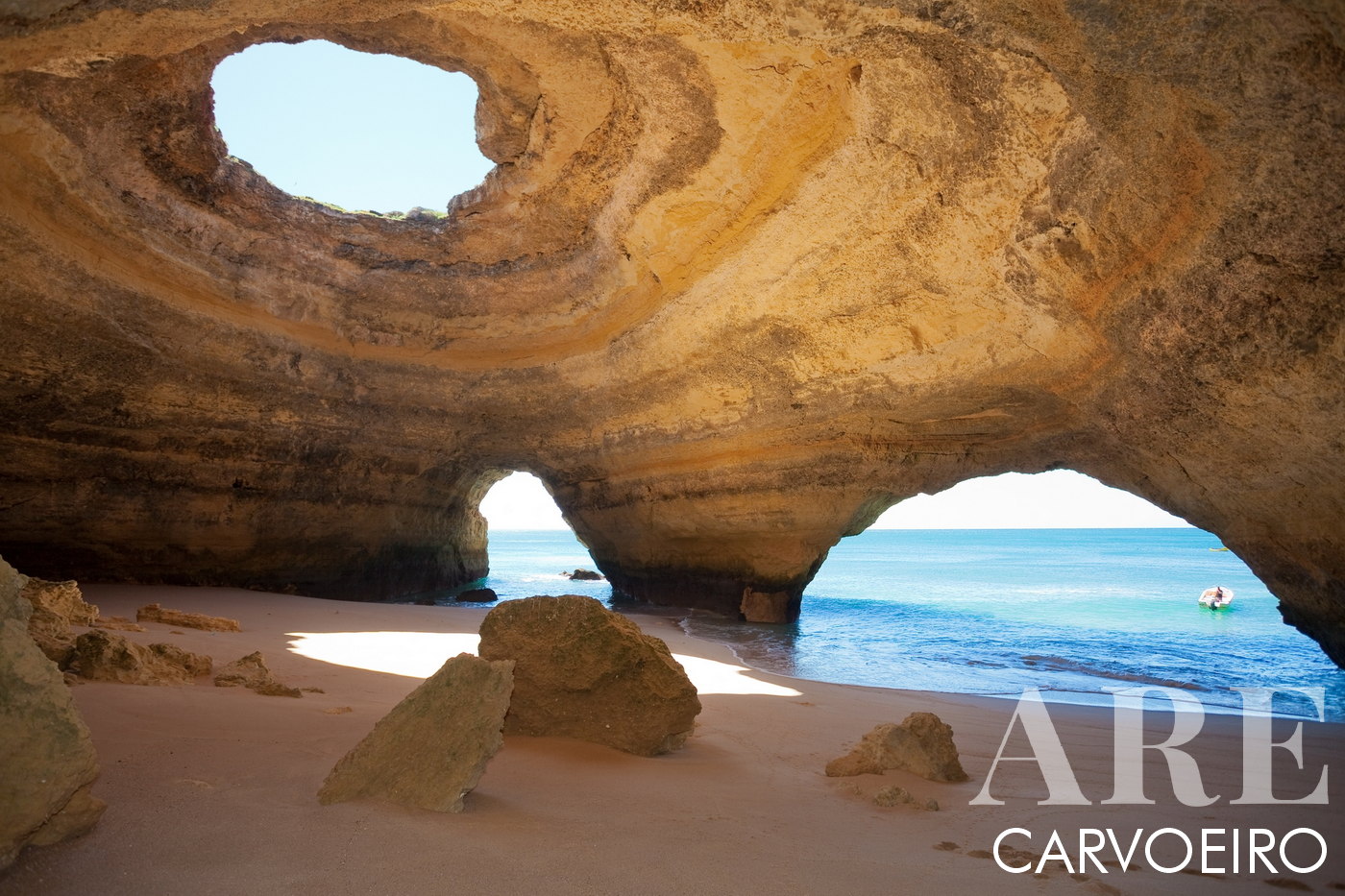 Inside Benagil Caves, Carvoeiro