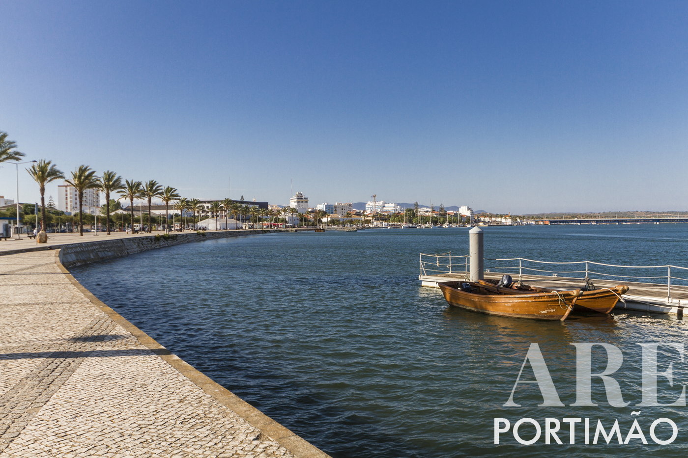City River Sidewalk Panorama